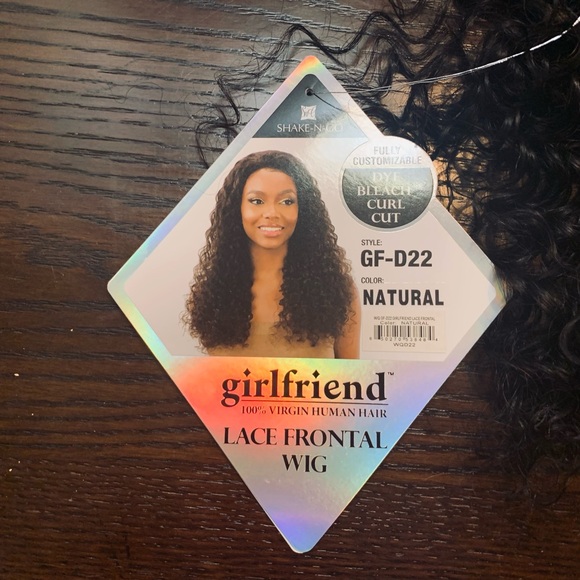 100 Human Hair Black Curly Lace Front Wig - Picture 10 of 13